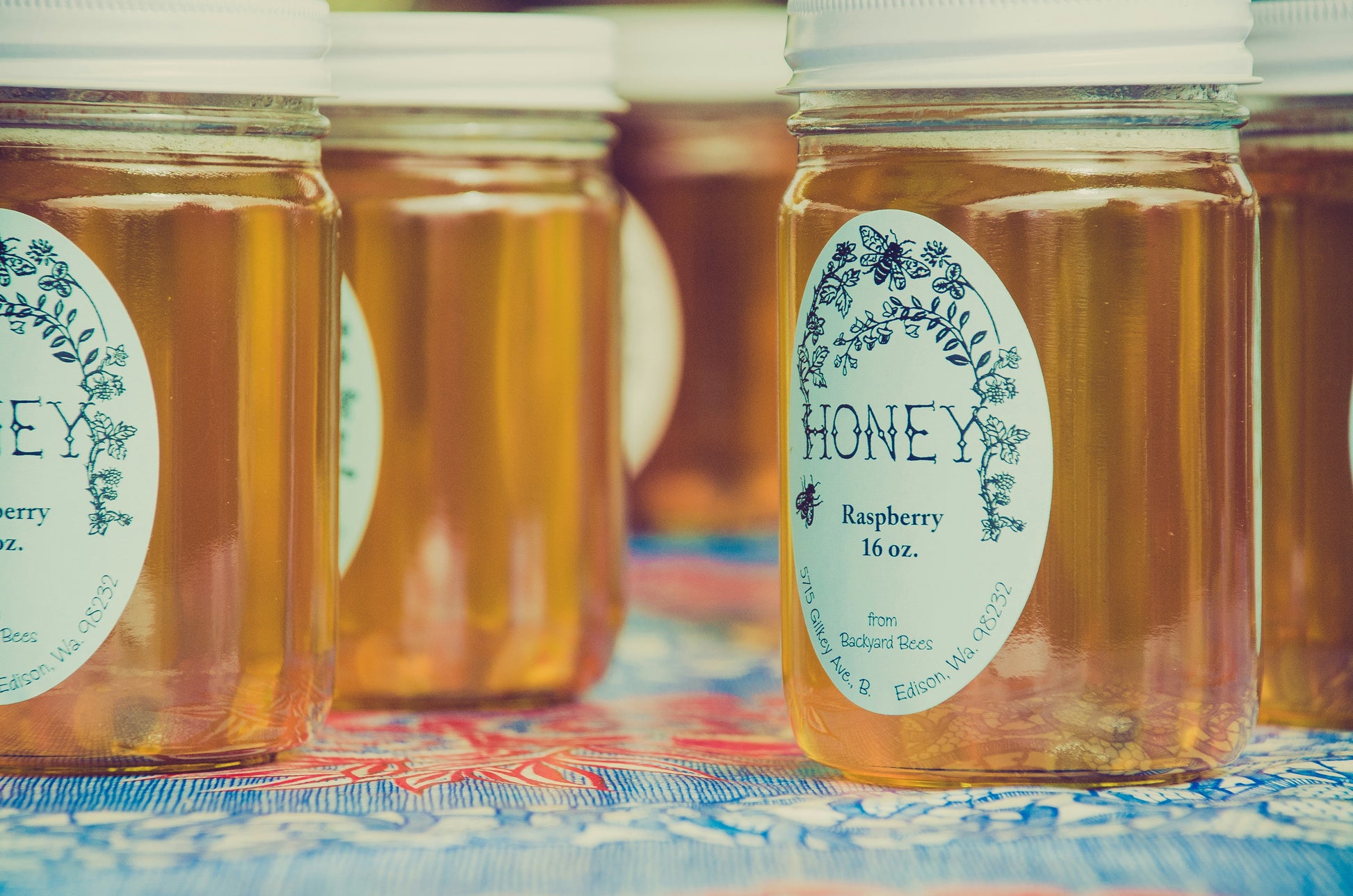 DEPON Custom Printed Labels and Stickers Honey Bottle Labels